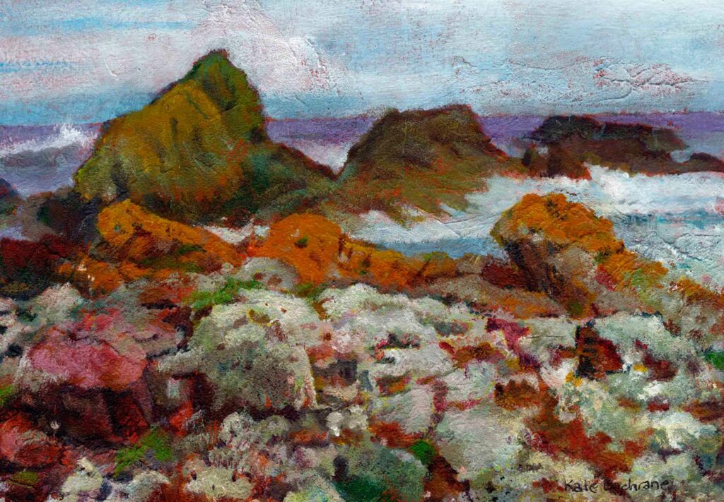 Painting: Orange Rocks