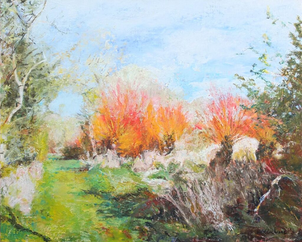 Painting: Pollard Scarlet Willows