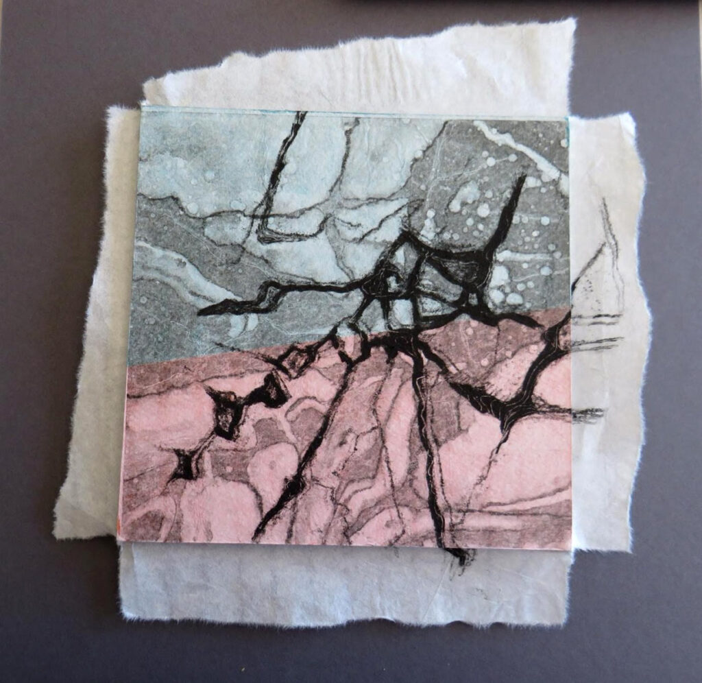 Tangled Web - painting by Poppy Body